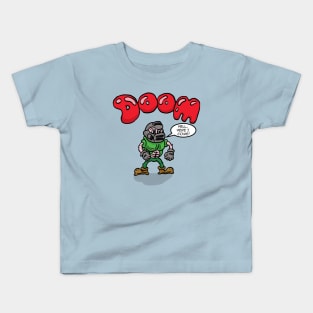 Doom Cartoon: Doomguy Kids T-Shirt